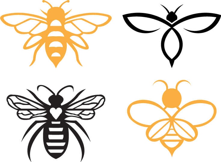 Bee SVG - Free Bee SVG Download - svg art
