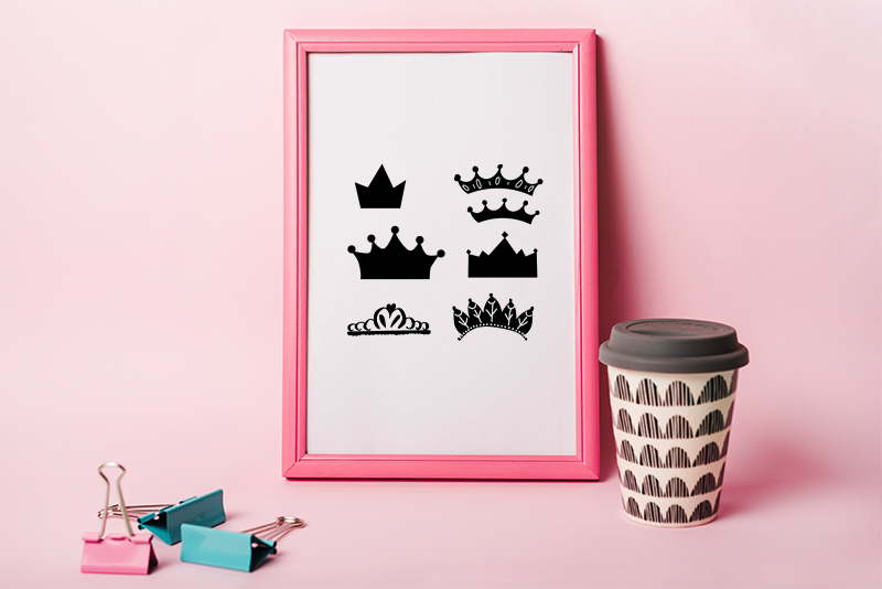 princess crown svg