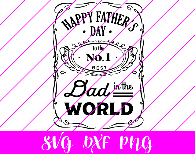 Father's Day Jack Daniels SVG