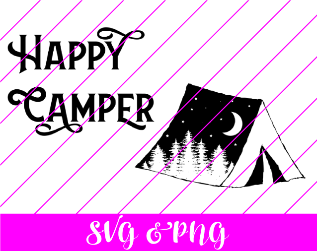 happy camper svg