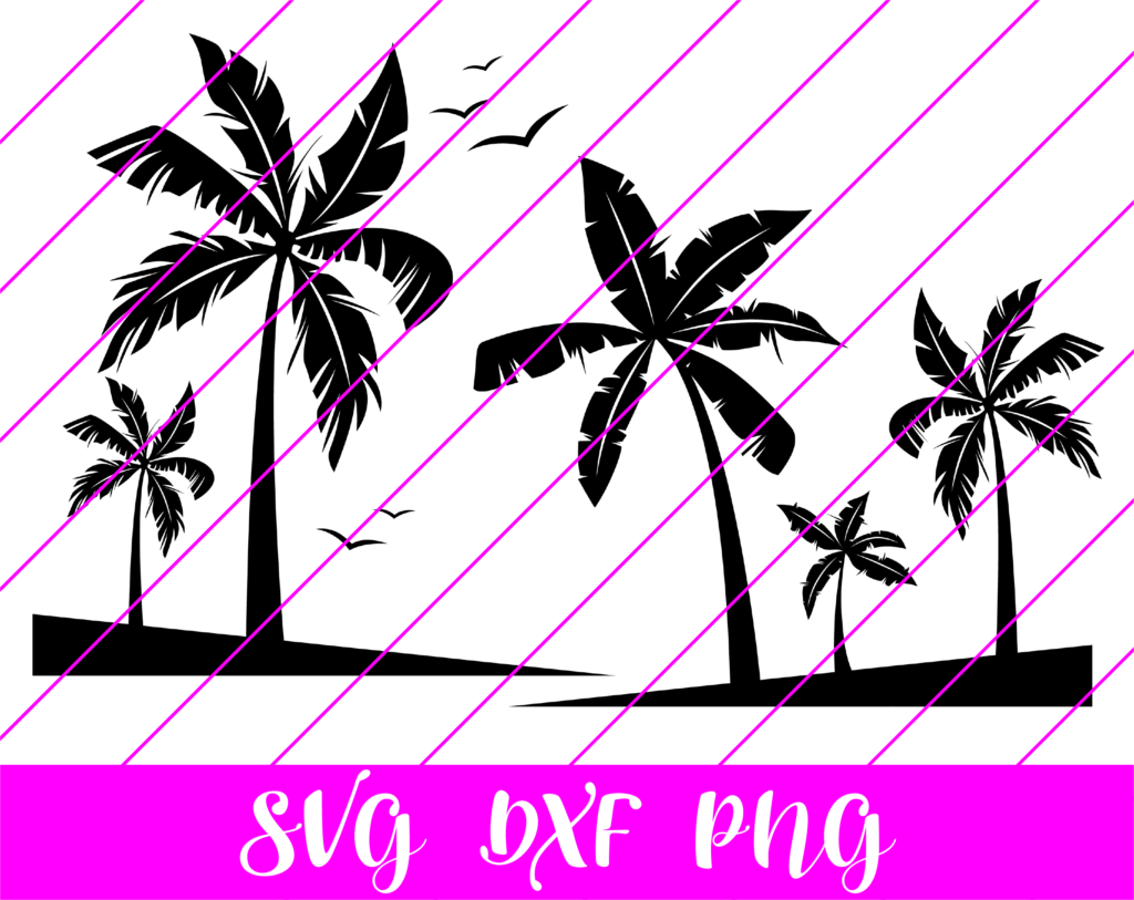 Palm Tree SVG - Free Palm Tree SVG Download - svg art