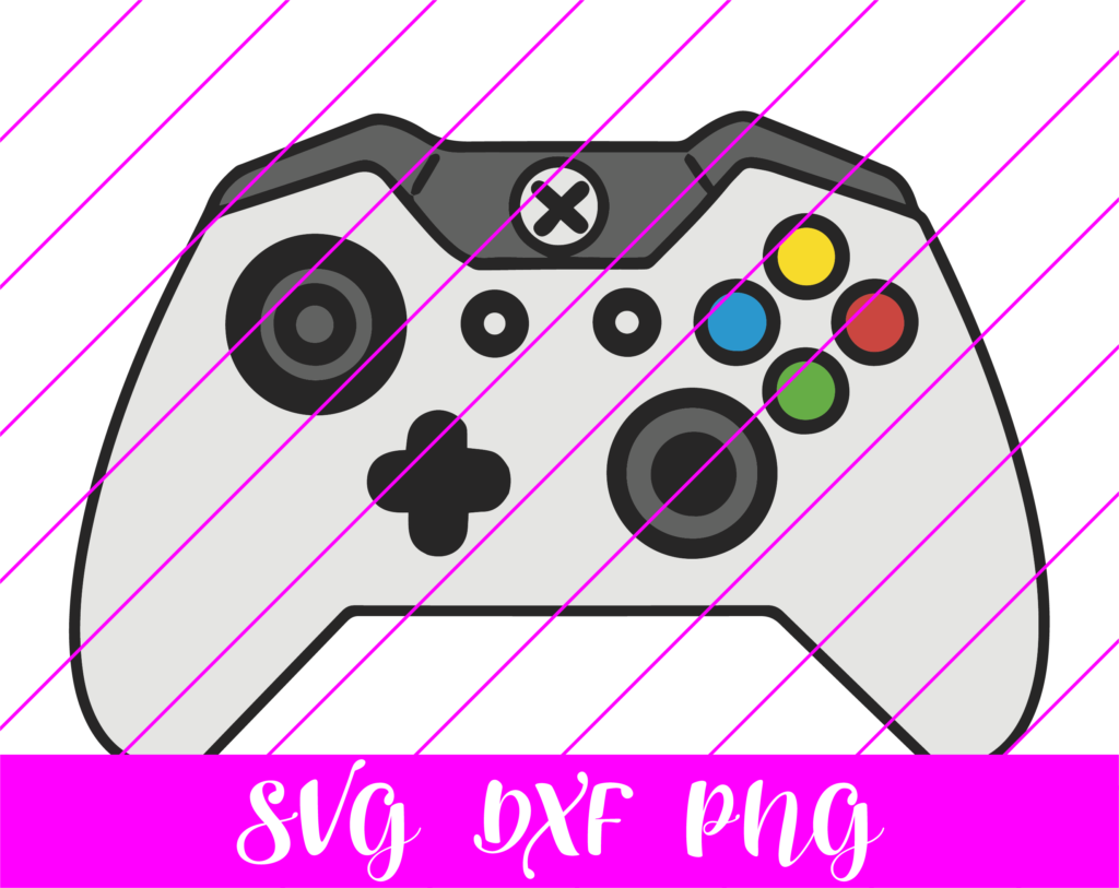 Video Game Controllers Monogram SVG File Cutting Template-XBox Playstation Vector Clip Art for Commercial /& Personal Use-Cricut,Cameo,Decal
