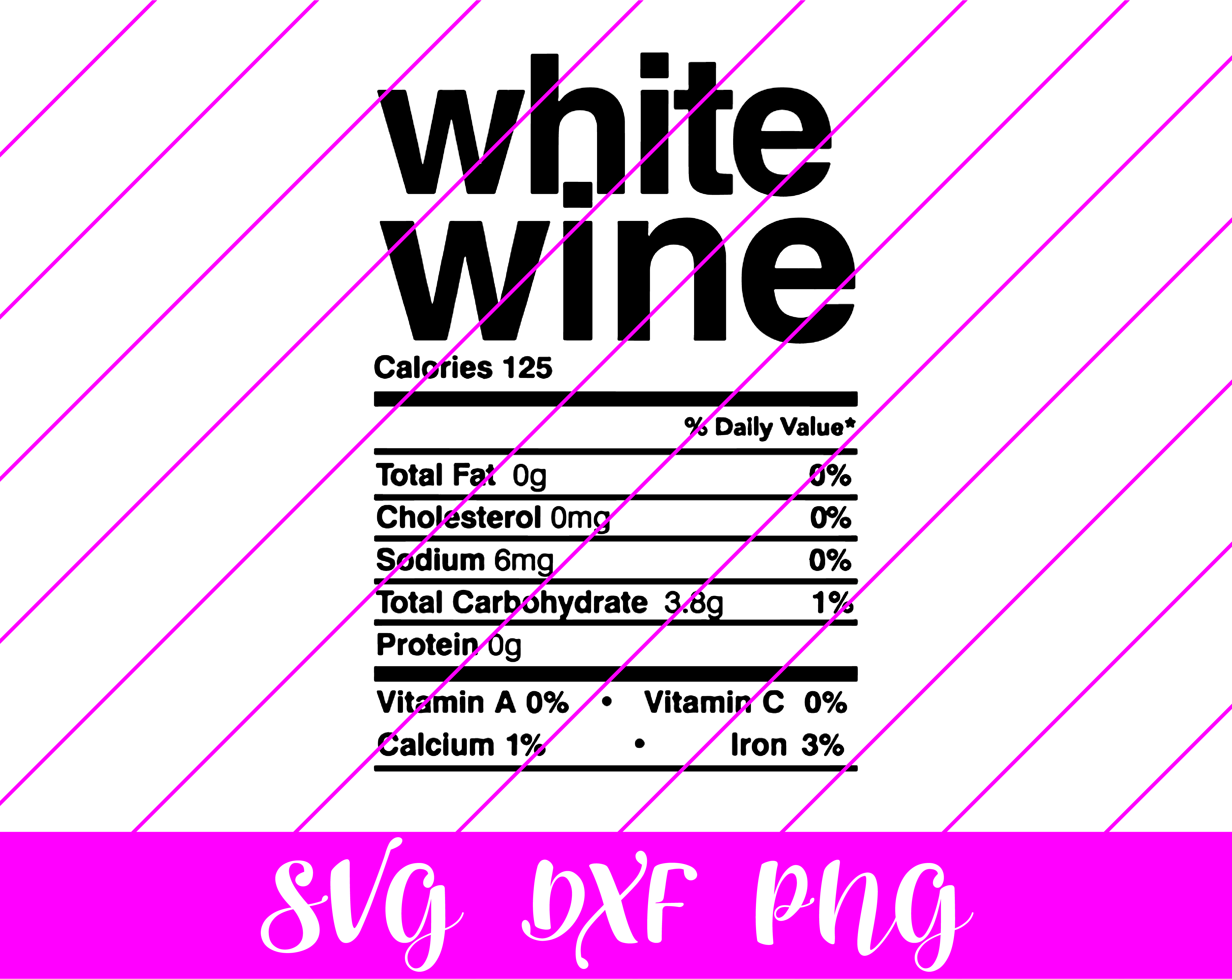 Wine Nutrition Facts 2020 Thanksgiving Christmas Food Gift Svg Cut Files Vinyl Clip Art Download