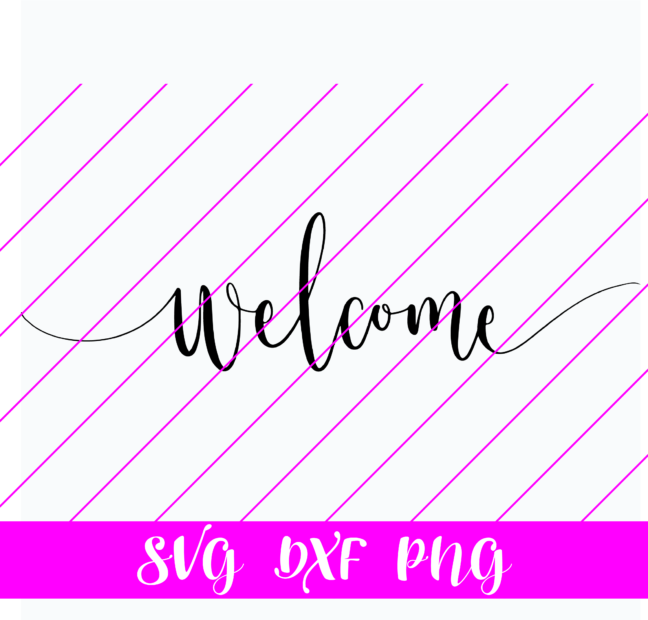 welcome svg