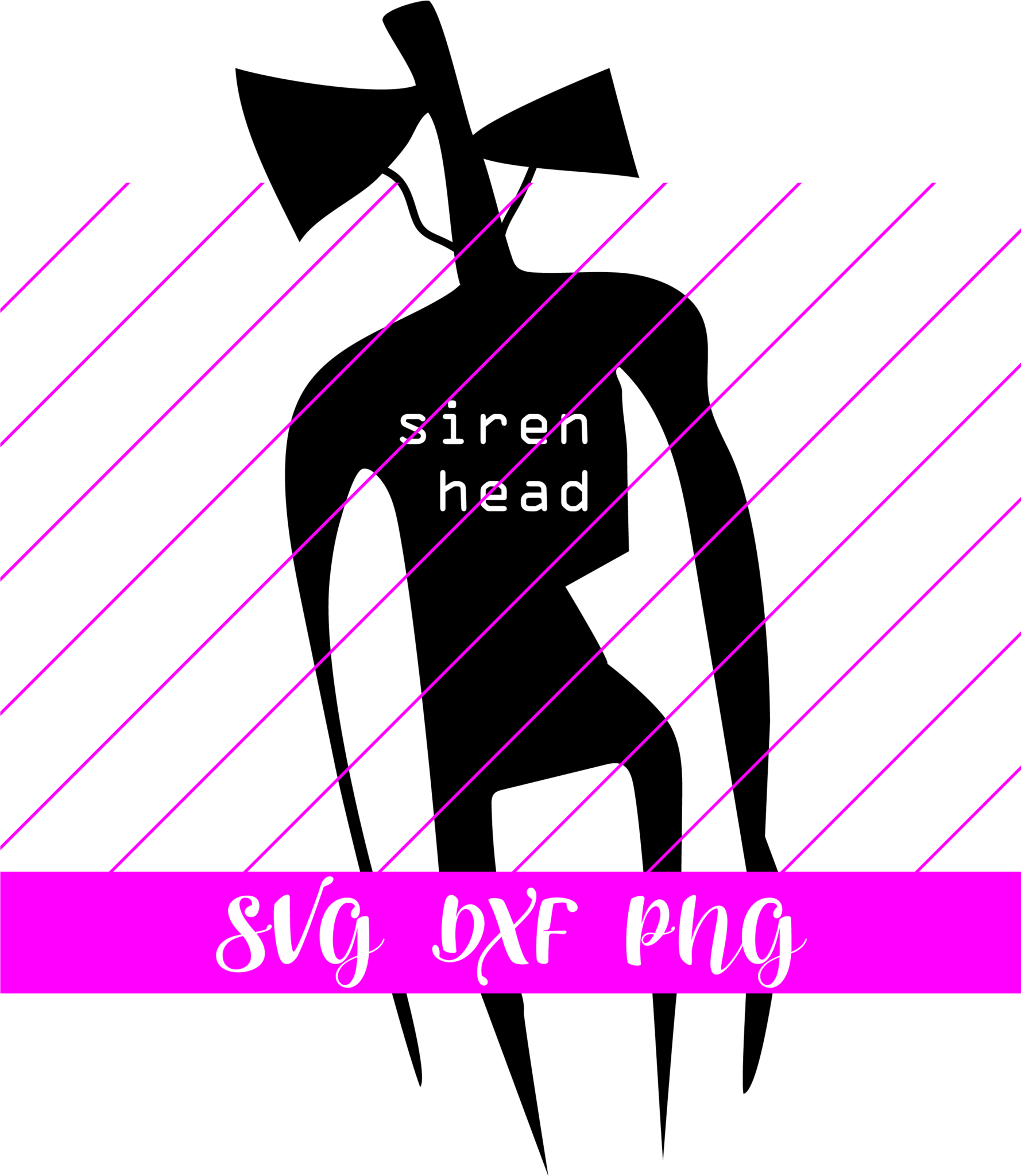 Siren head SVG - Free siren head SVG Download - svg art.