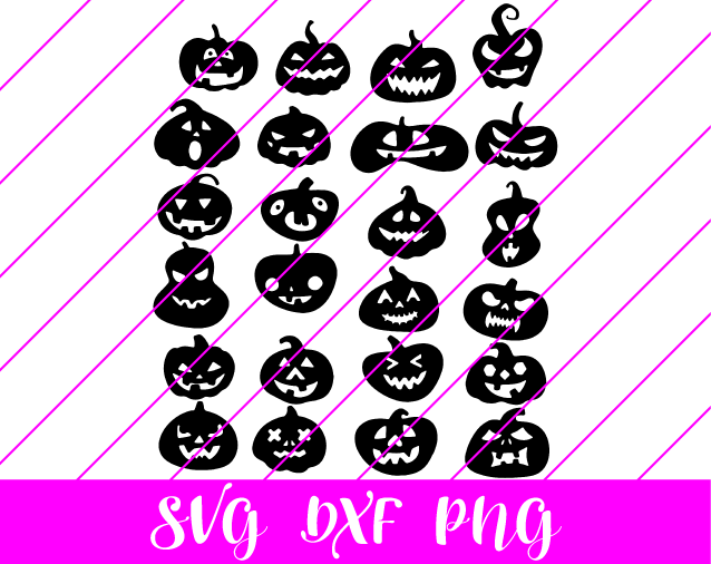 Jack o'lantern bundle SVG