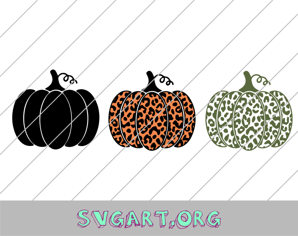 Leopard Print Pumpkin SVG Free Leopard Print Pumpkin SVG Download 