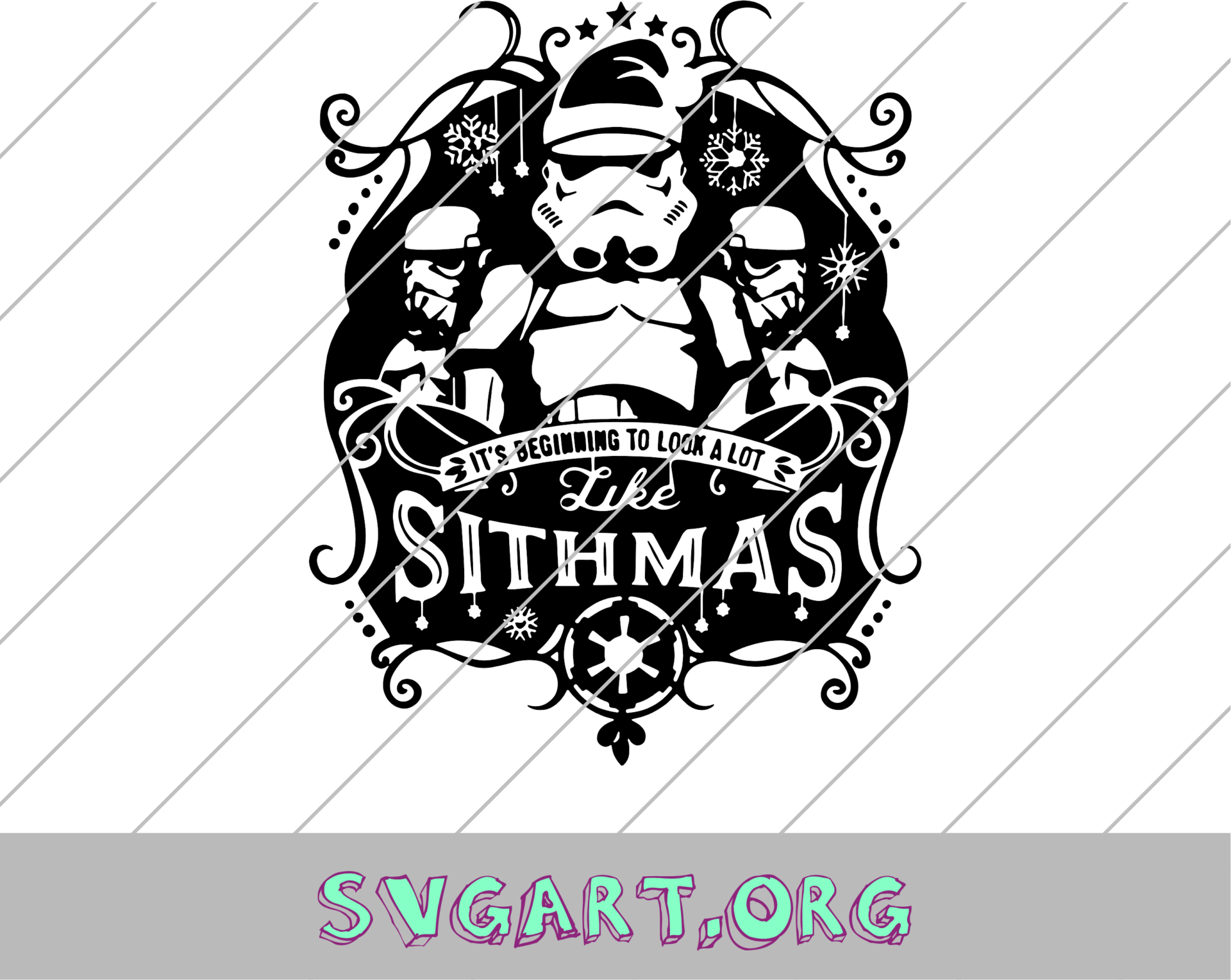 Its Beginning to Look a Lot Like Sithmas SVG
