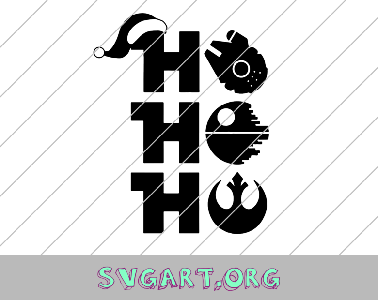 Star Wars Christmas Ho Ho Ho SVG