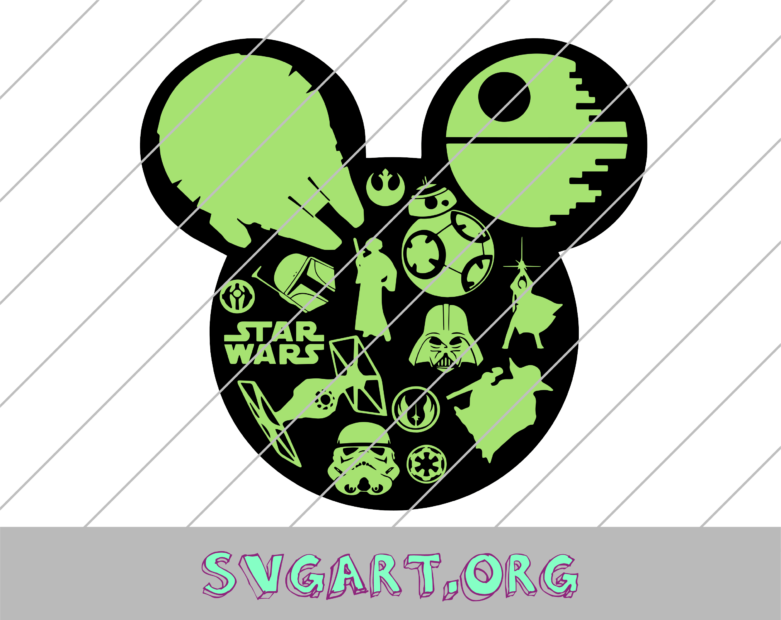 Star Wars Mouse Ears SVG