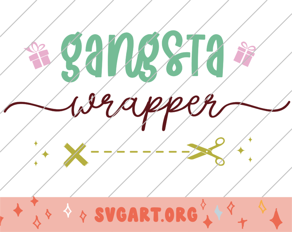 Gangsta Wrapper SVG