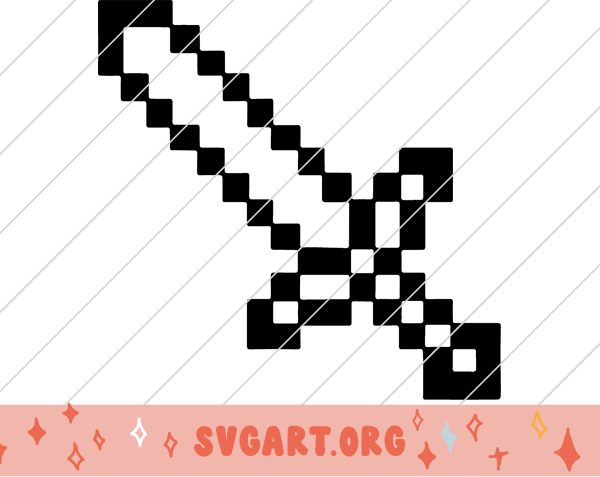 Minecraft Sword SVG