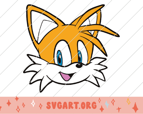 Tails Sonic SVG