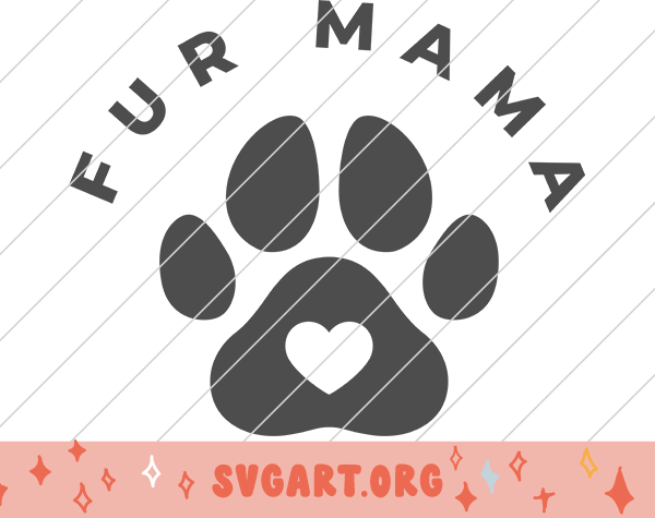 Fur Mama SVG