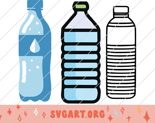water bottle svg
