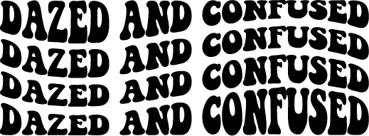 dazed and confused svg