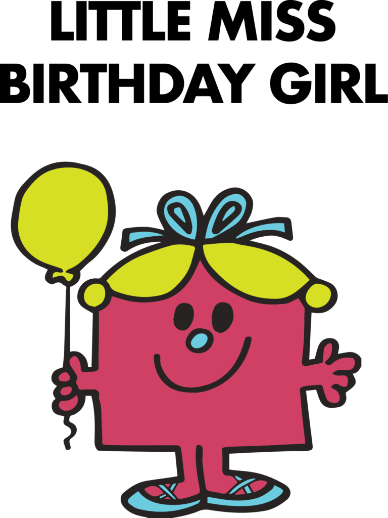 little miss birthday girl svg