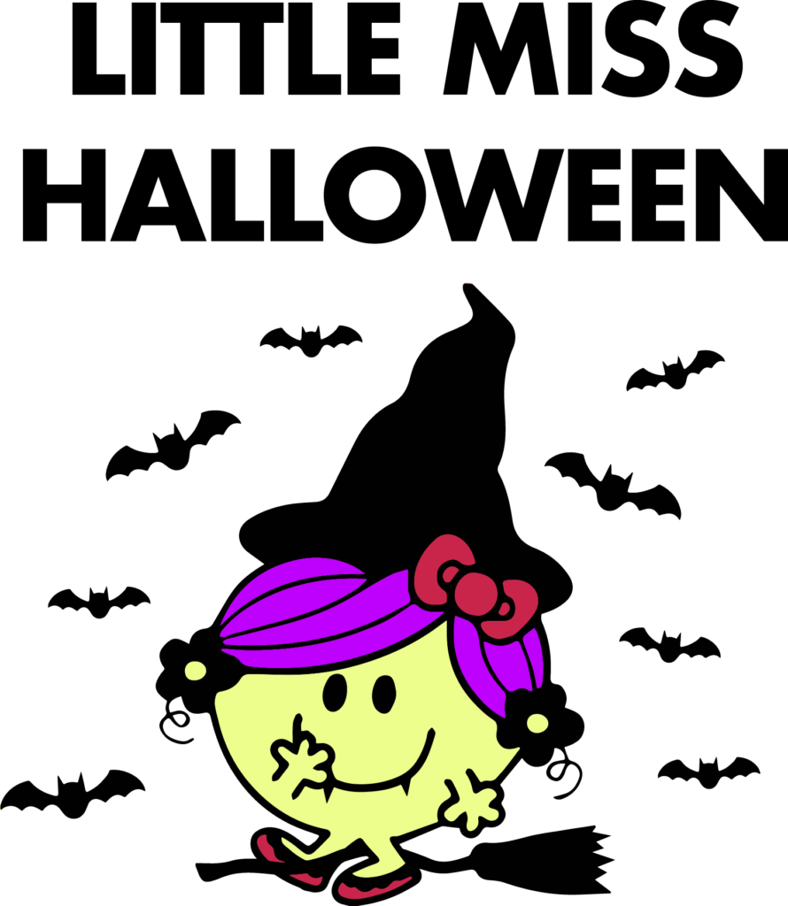 little miss halloween svg