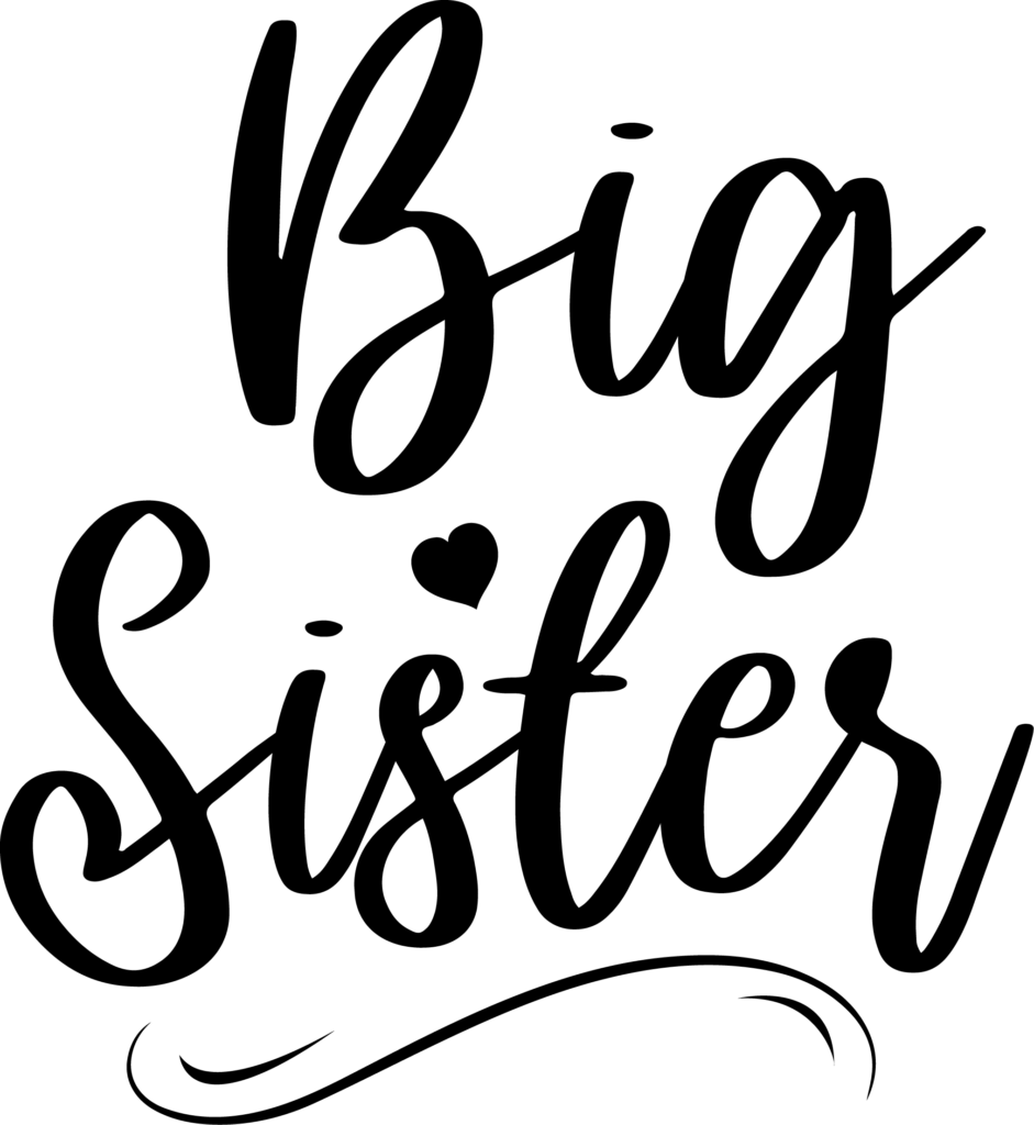 big sister svg