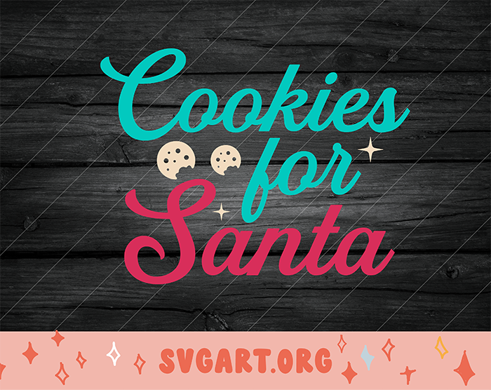 cookies for santa svg