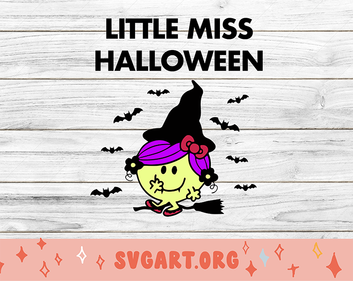 Little Miss Halloween SVG