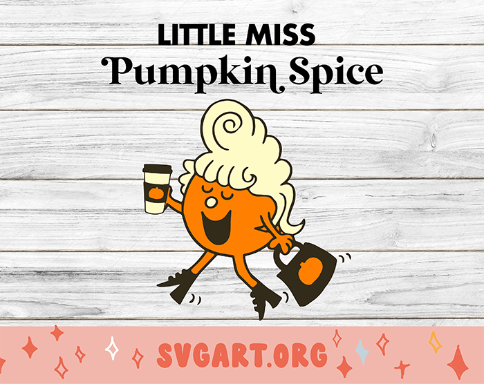 Little Miss Pumpkin Spice SVG