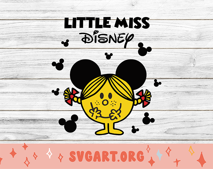 Little Miss Disney SVG