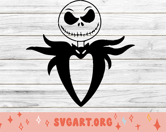 jack skellington torso svg