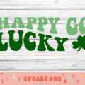 Happy Go Lucky Wave Font SVG