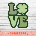 Love Clover SVG