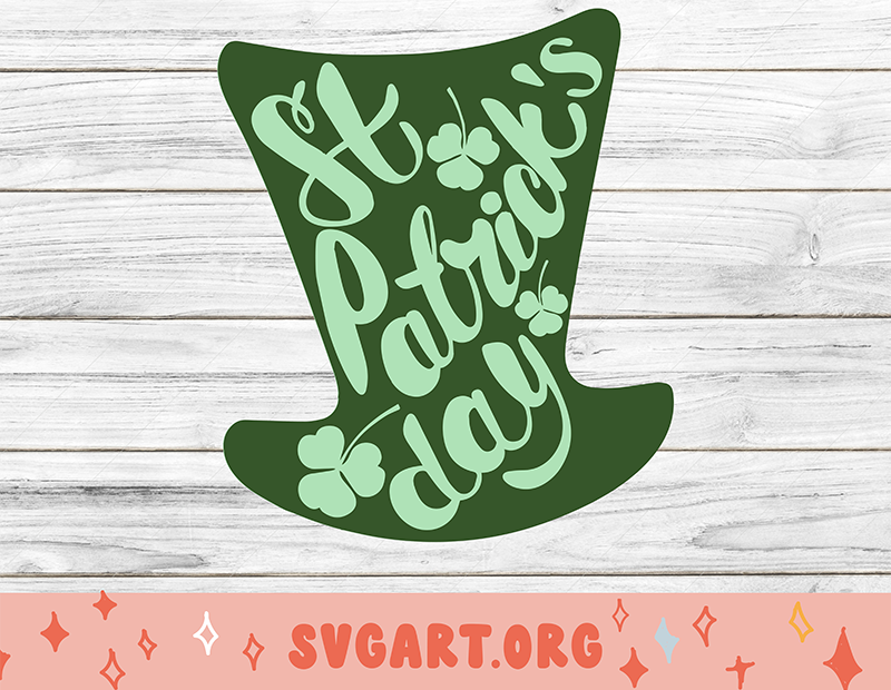 St. Patrick's Day Hat SVG