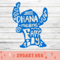 Ohana Means Family SVG