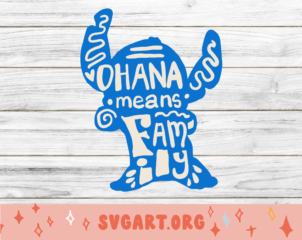 Ohana Means Family SVG