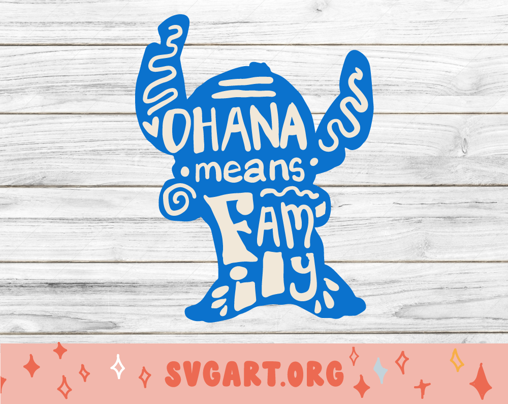 Ohana Means Family SVG