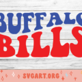 Buffalo Bills Wave Font SVG