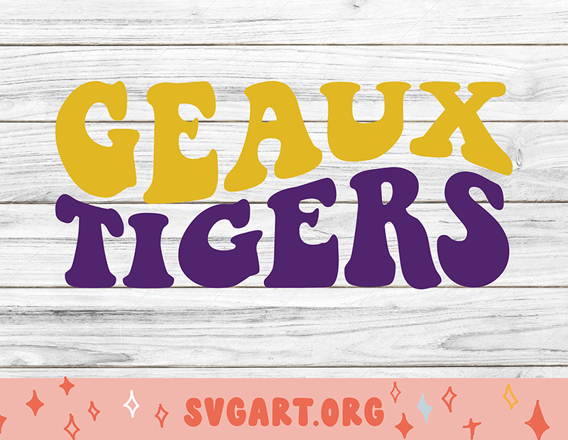 Geaux Tigers SVG