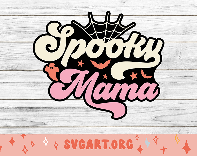 spooky mama svg