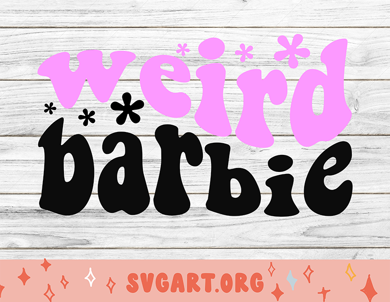 Weird Barbie SVG