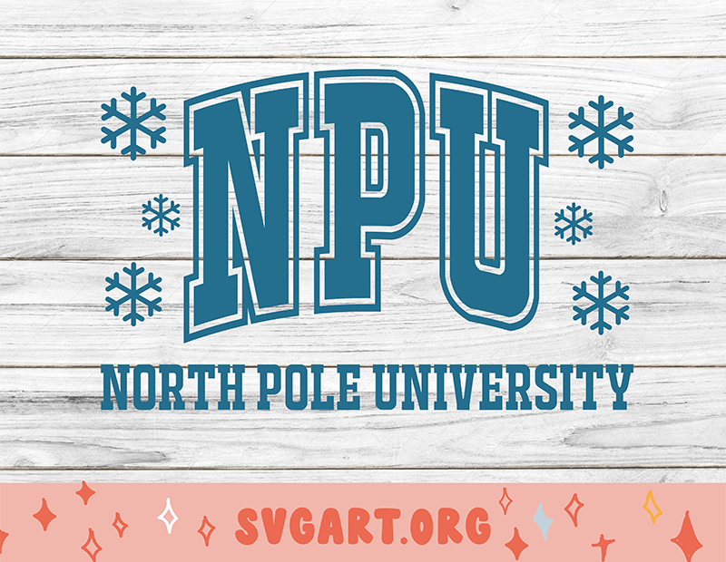 North Pole University SVG