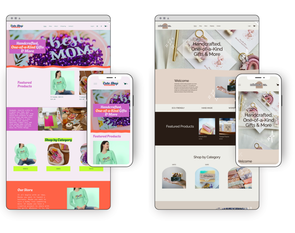 crafter website template